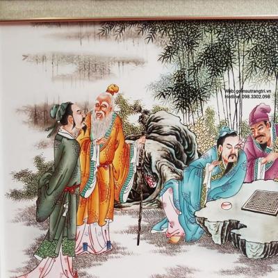 TRANH SỨ TRÚC LÂM THẤT HIỀN